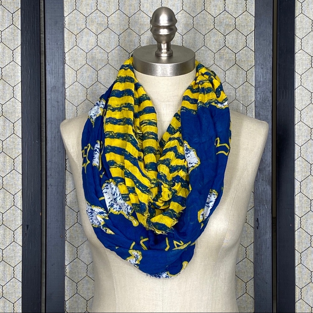 Zoozatz West Virginia Infinity Scarf